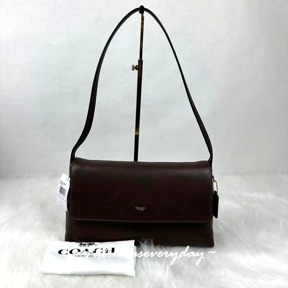 Coach Chelsea Shoulder Bag 30 In Leather/Brass/Maple CDS58 NWT